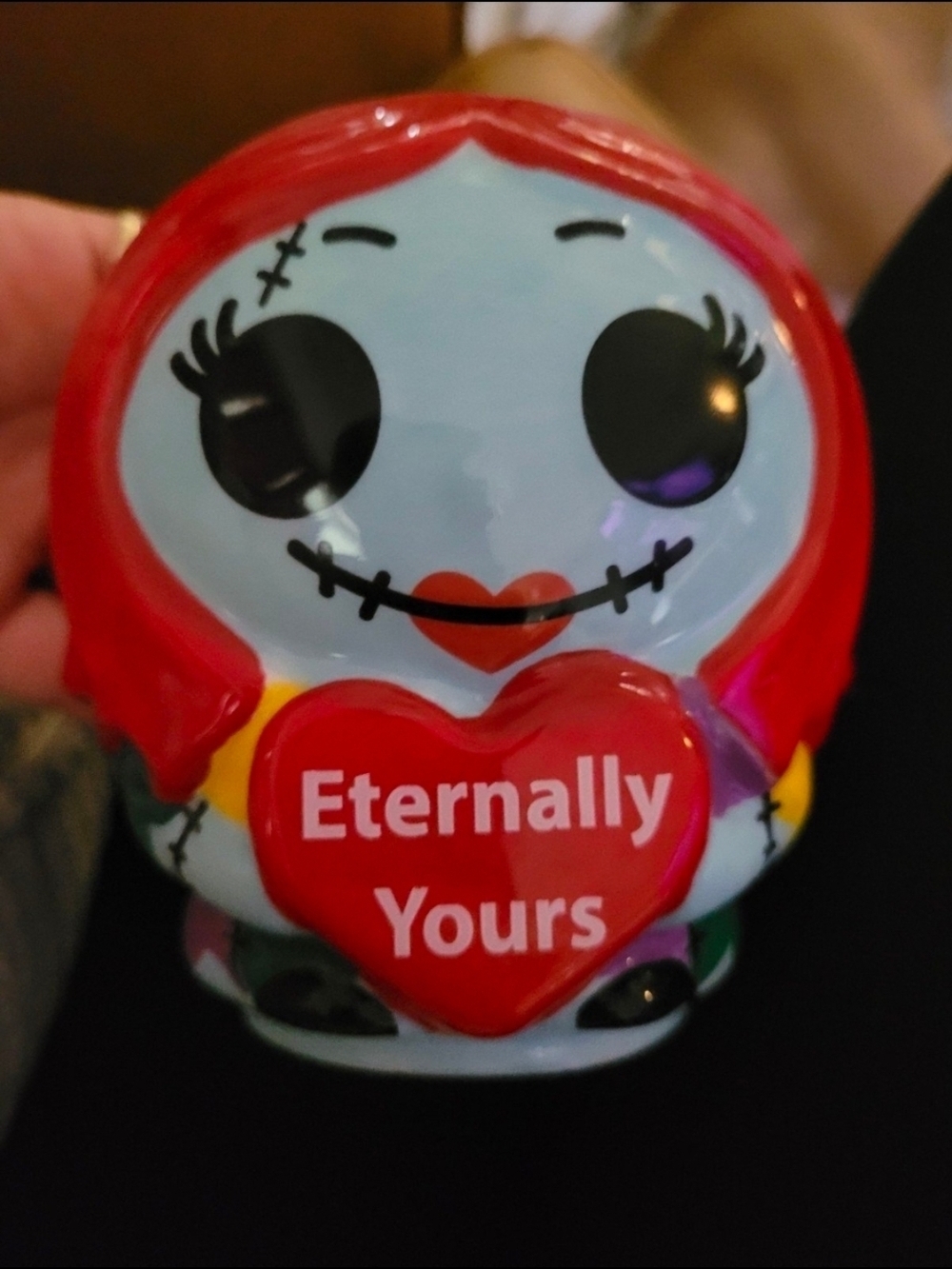 Nightmare Before Disney Sally Valentines Cup "Eternally yours"